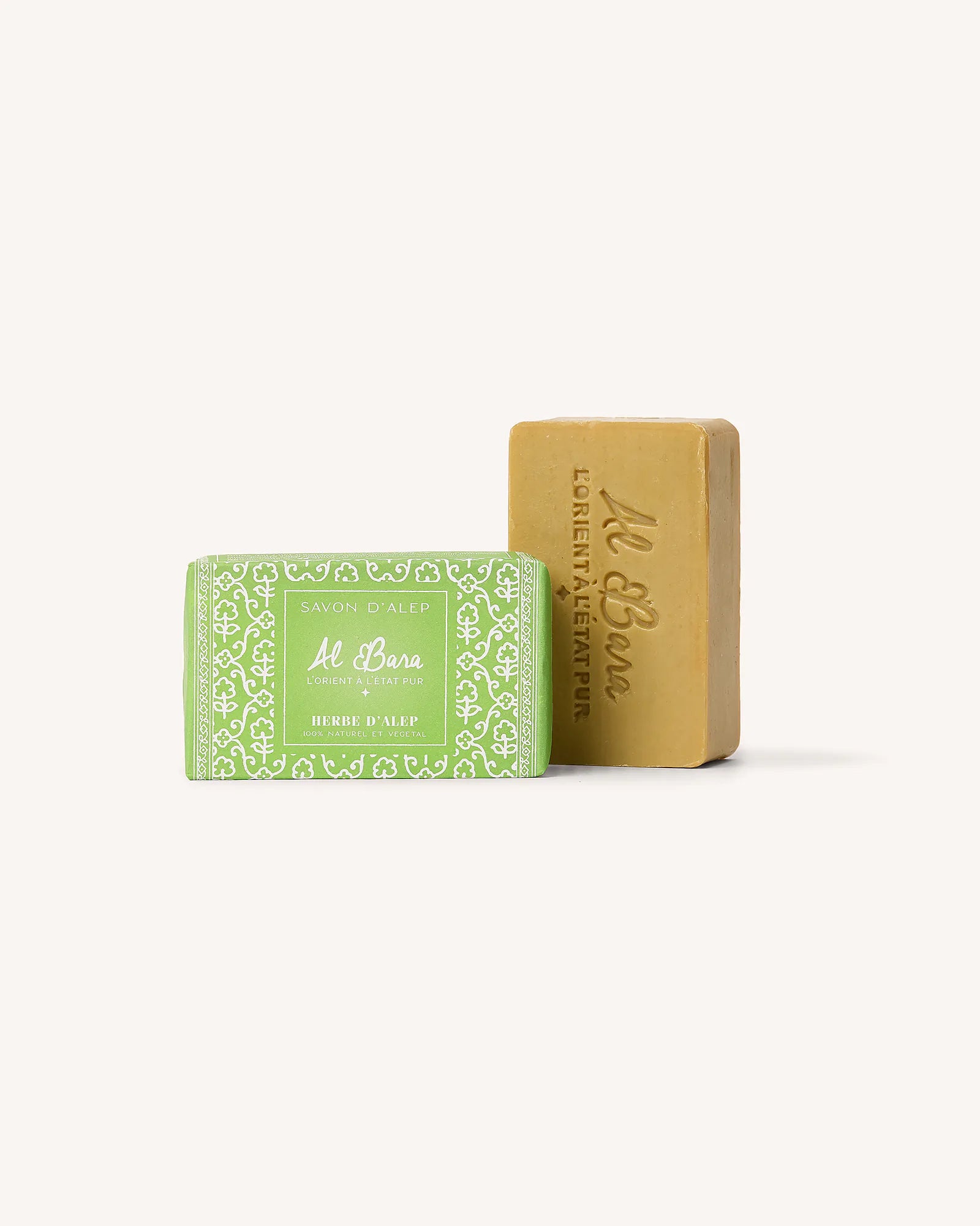 Savon d'Alep Parfumé à l'Herbe d'Alep - 100g