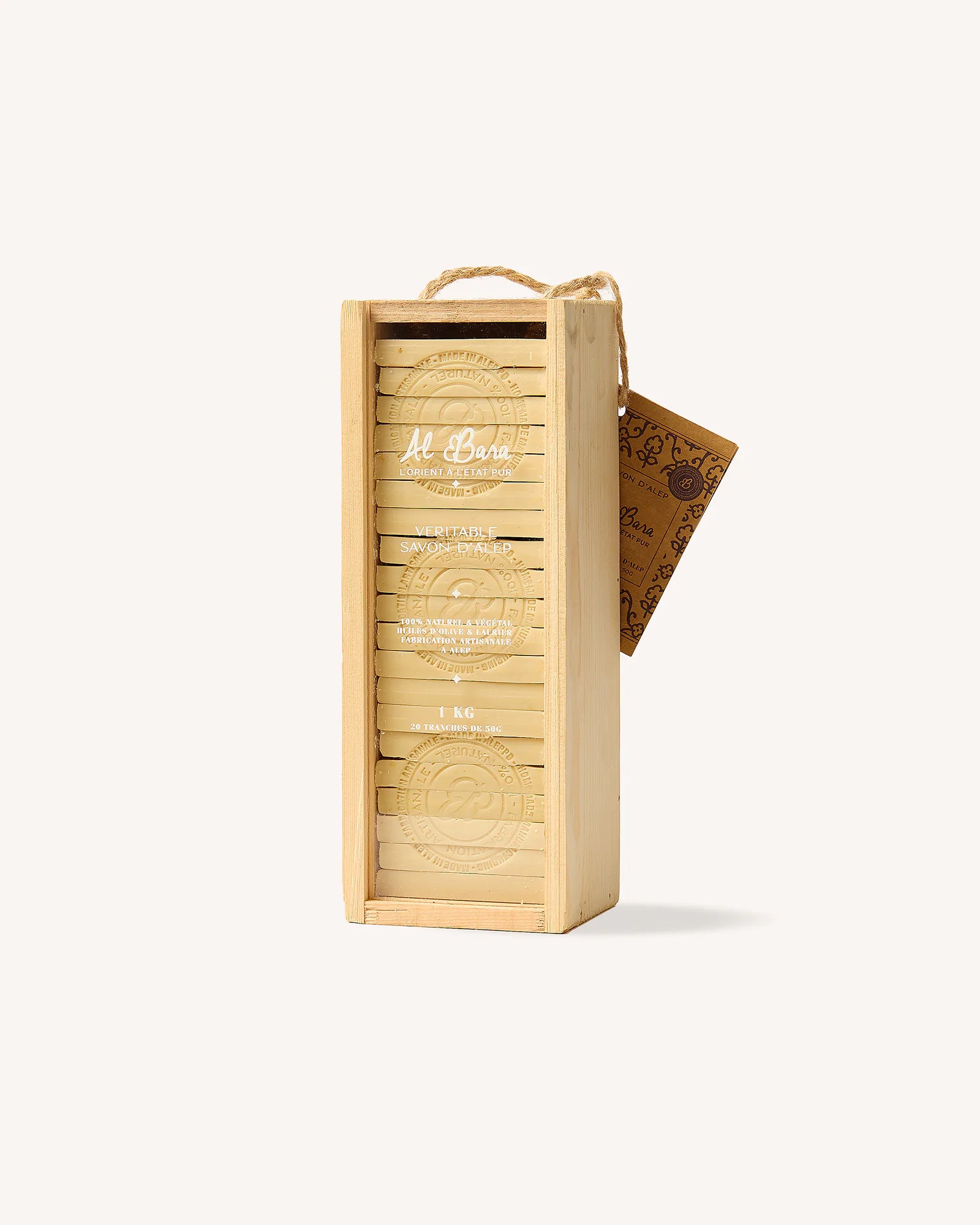 Savon d’Alep – Coffret en bois 1kg