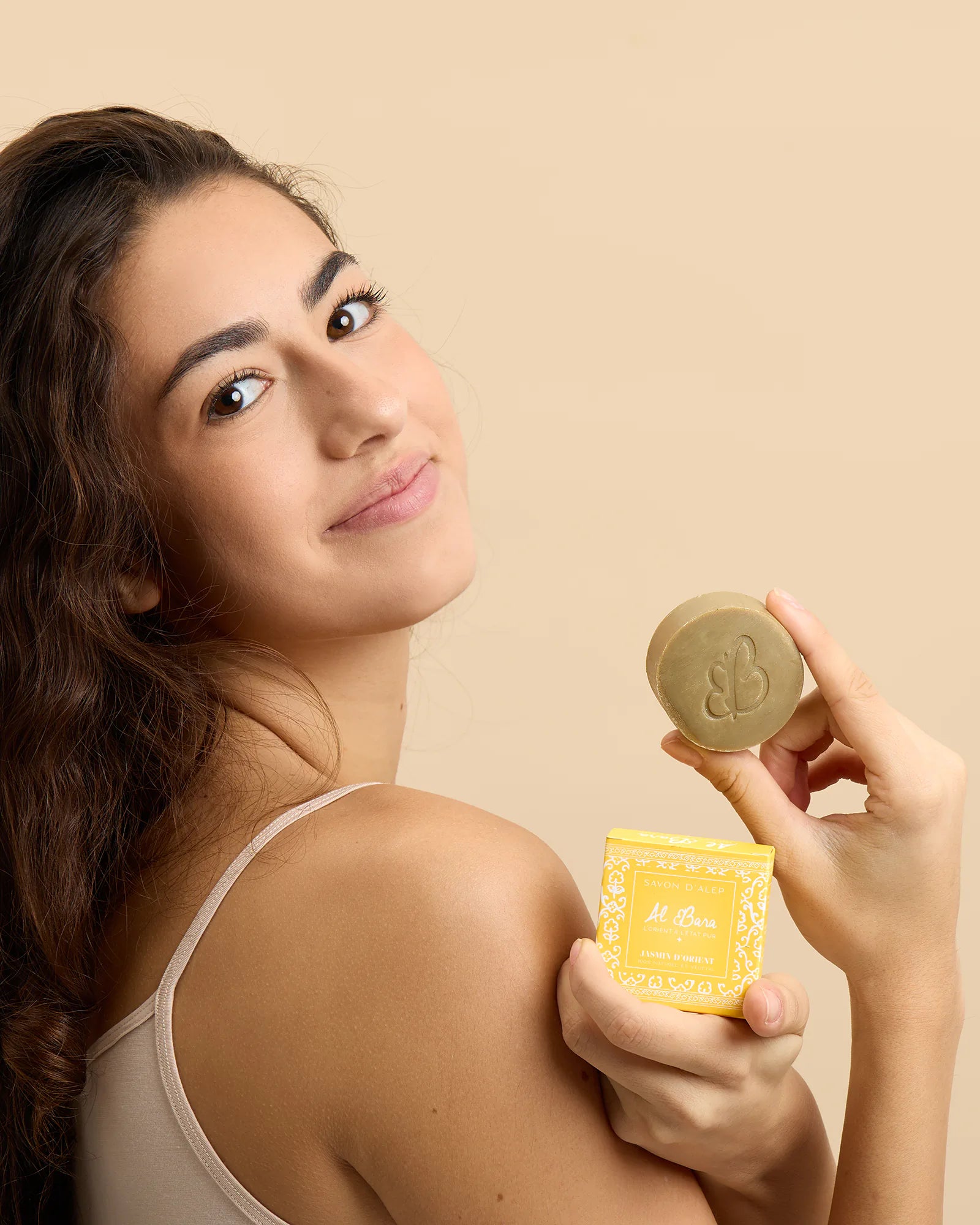 Savon d'Alep Parfumé au Jasmin d'Orient - 50g