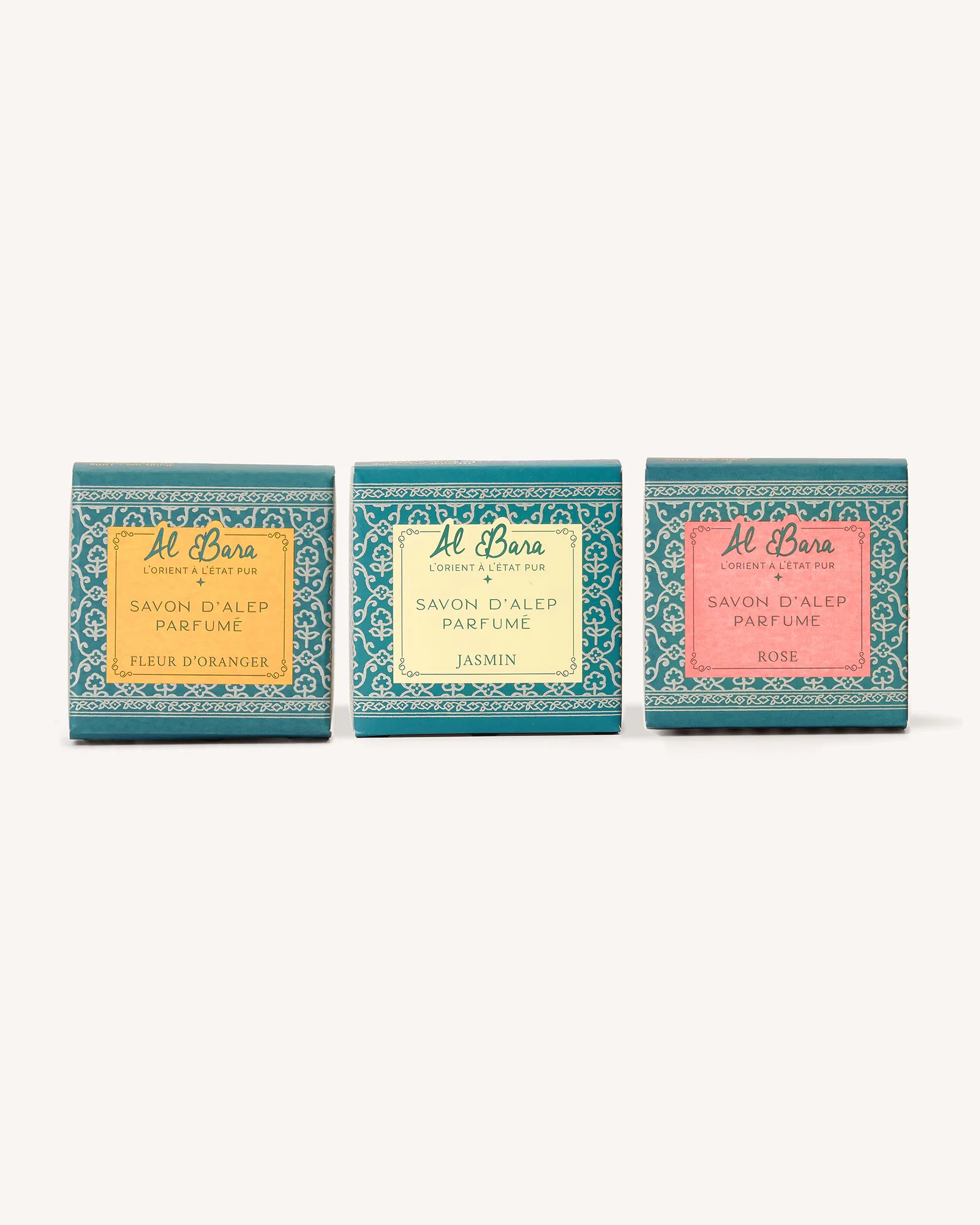 Coffret 3 savons d’Alep parfumés