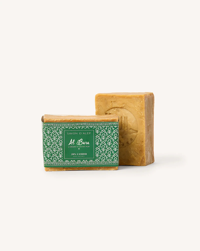 Savon d'Alep 20% d'huile de laurier 200g naturel et artisanal — Al Bara