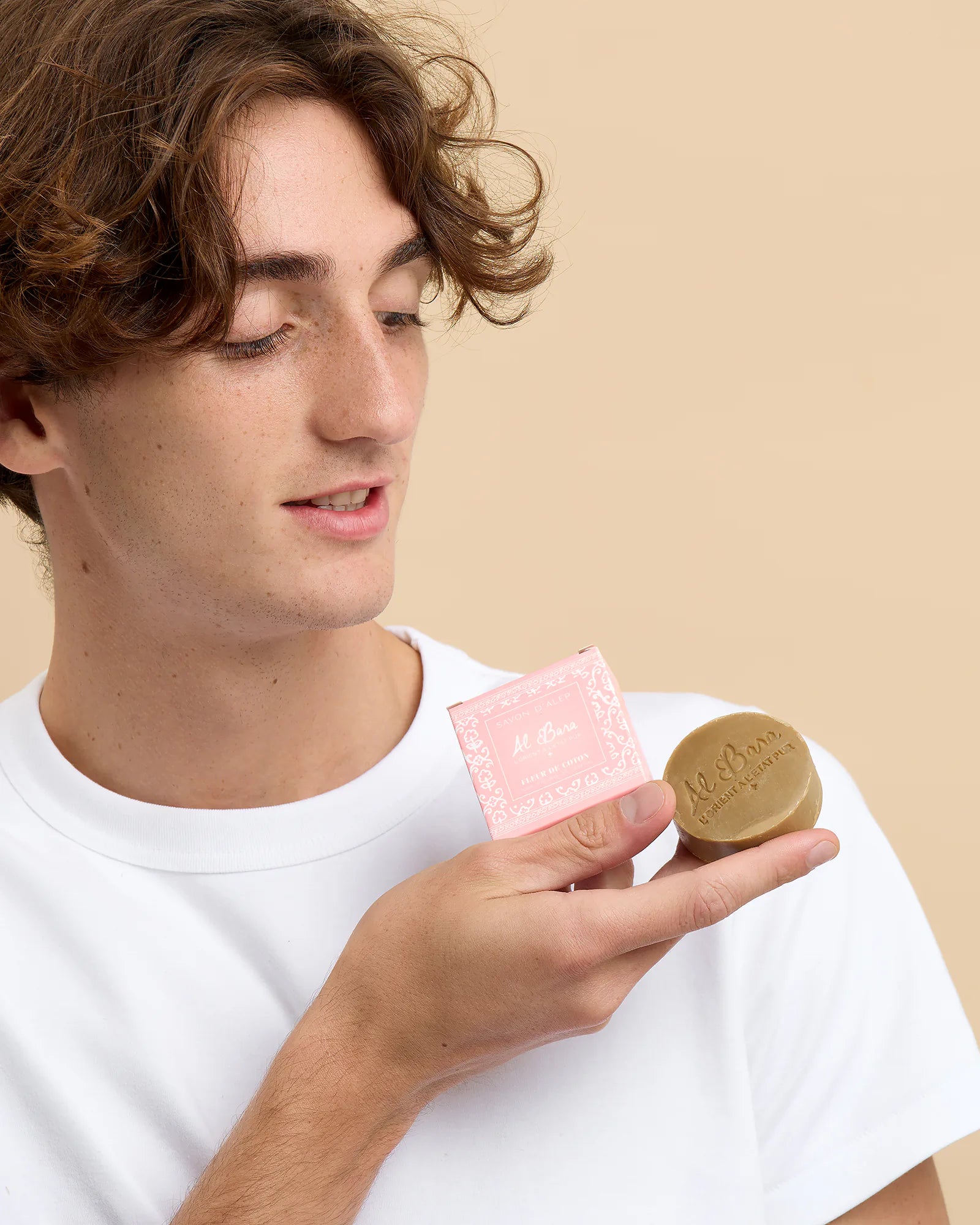 Savon d'Alep Parfumé à la Fleur de Coton - 50g